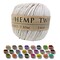Hemptopia, Hemp Twine Ball, 430ft, 20lb test strength, Multiple colors, All Natural